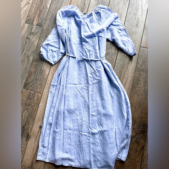 Old Navy Modest Sweet Light Blue Dress Sz S - Picture 8 of 10